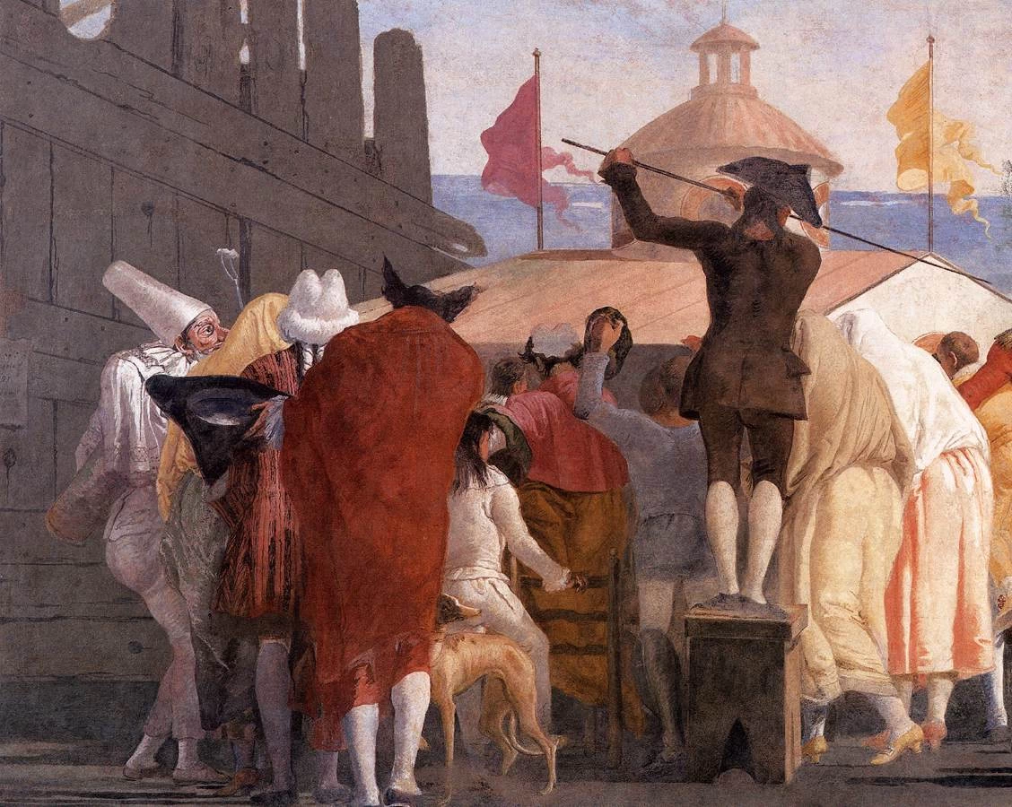 Mondo Novo - Museo del Settecento Veneziano, Ca' Rezzonico, Venezia, dettaglio